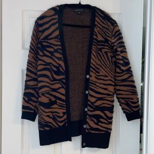 Banana Republic Black and Brown Cardigan